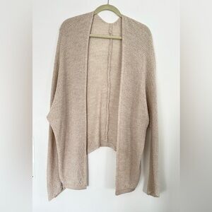 Brandy Melville-One Light Tan & One Black-Open Front, Cardigans,1 Sz.Fits Most